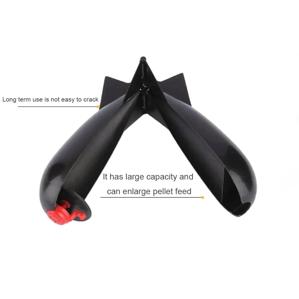 3-10pcs Carp Fishing Rocket Feeder Spod Bomb Float Lure Bait Holder Container Spomb Pellet Feeders Position Fishing Accessories