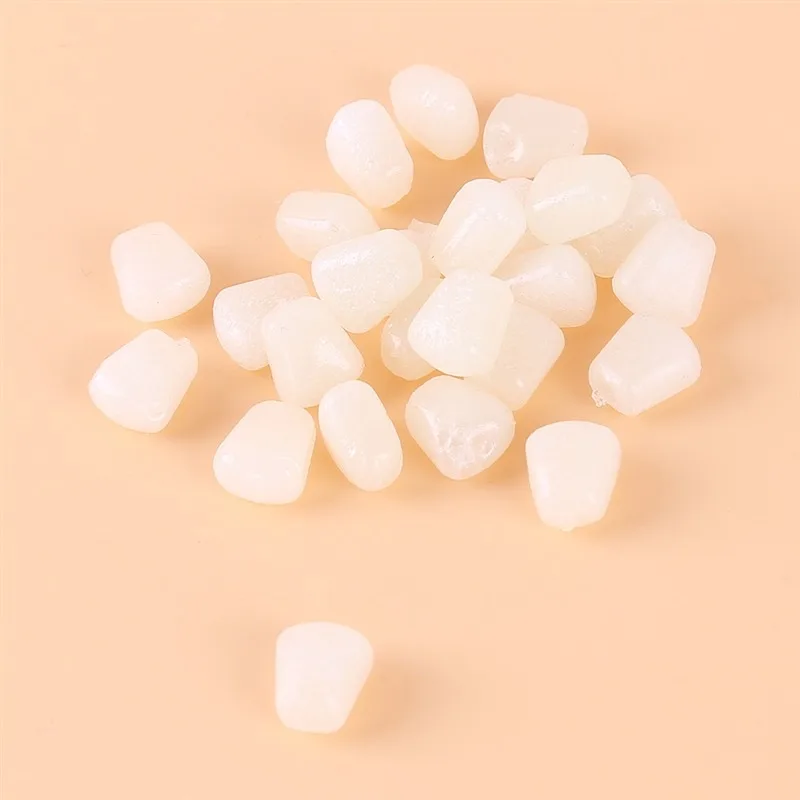 100 pcs Fake Soft Silicone Fishing Lure Grass Carp Baits Corn Kernels Jig The Smell Of Artificial Bait Tackle Set