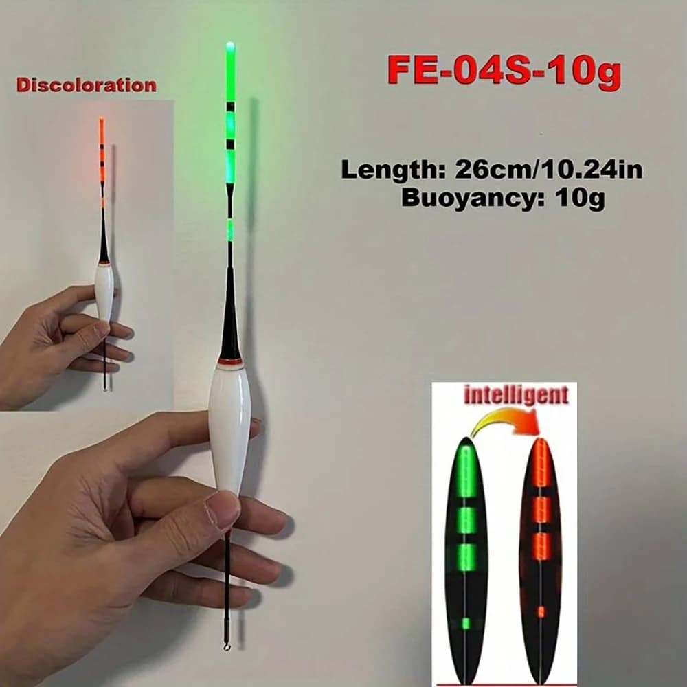 Fishing Smart Electronic Float Gravity Sensor Led 2g 5g 7g 10g Great Buoyancy 2024 Pose Bobbers With CR425 Battery Glow Stick
