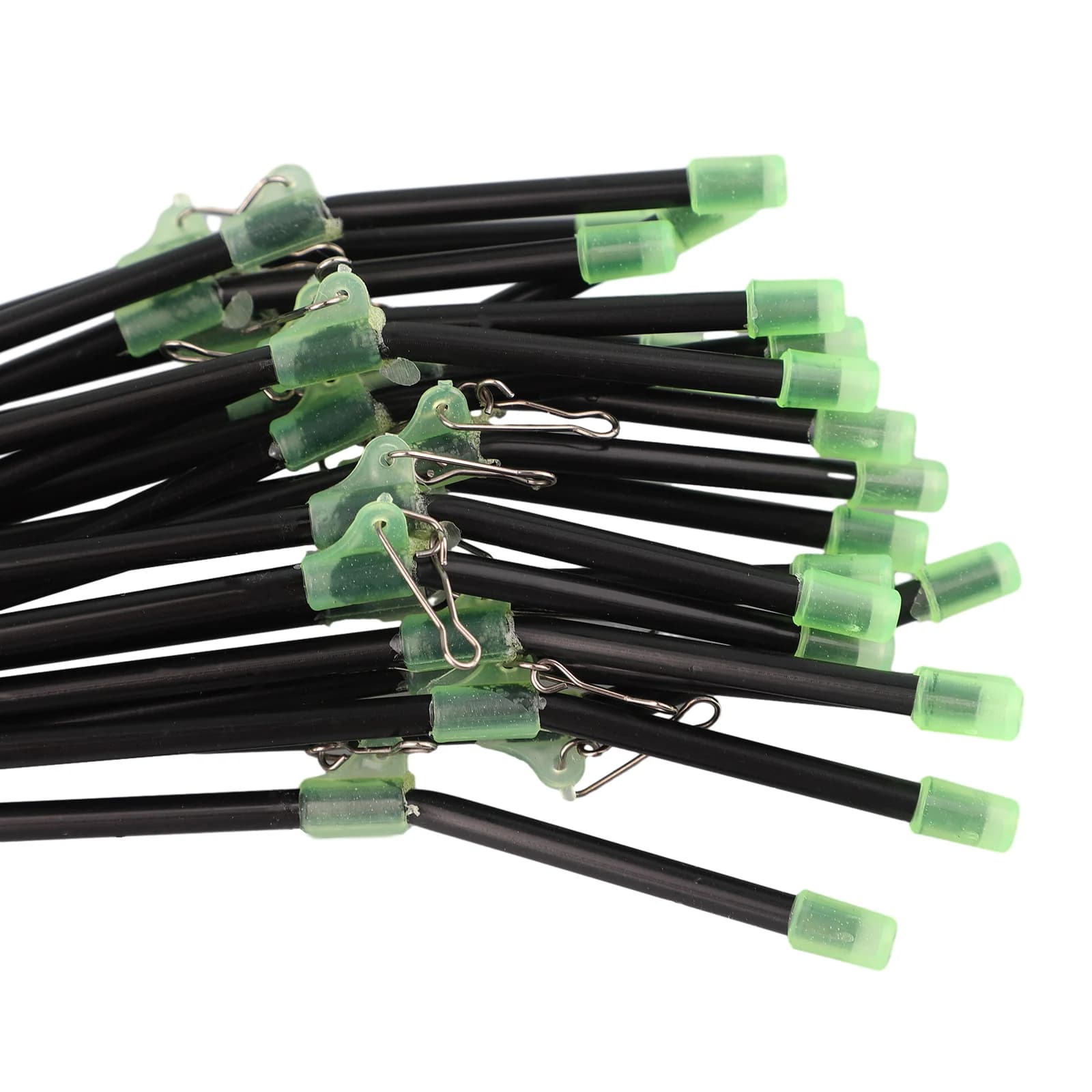 20pcs Fishing Anti-Tangle Feeder Boom Luminous Booms With Sinker Snaps Tube Balance Connector Tackle Fishing Pesca Iscas Tools