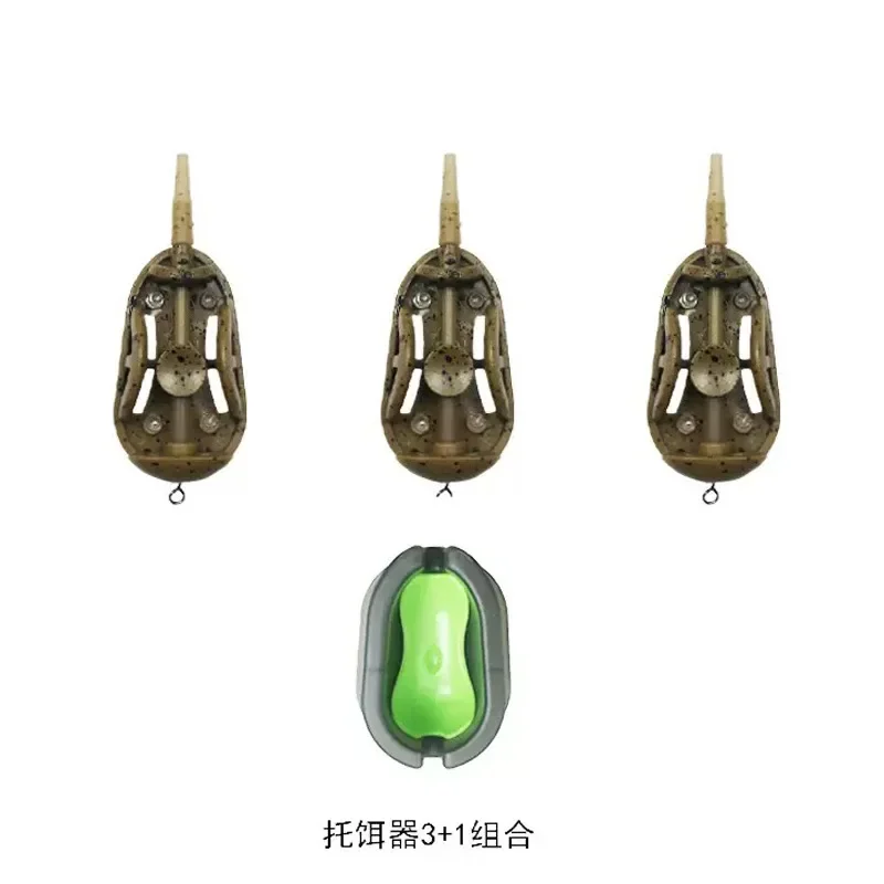 3pcs/6pcs Carp Fishing Method Feeders,20g/30g/40g/50g/60g Fishing Feeders with Quick Realease Mould,Carp Fishing Accessories