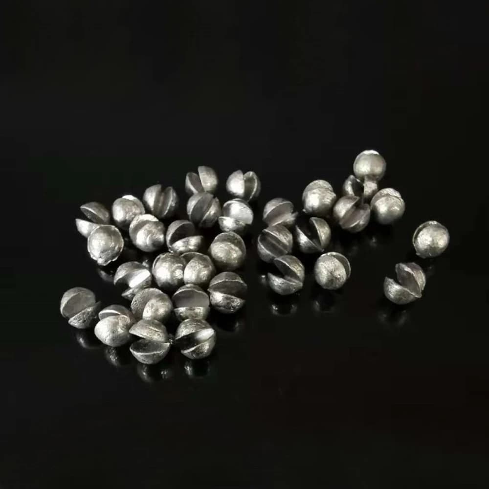 DNDYUJU 50pcs Round Split Shot Fishing Weights Lead Explosion Sinker Fishing Float Weight Tackle Tool Fishing Accessories