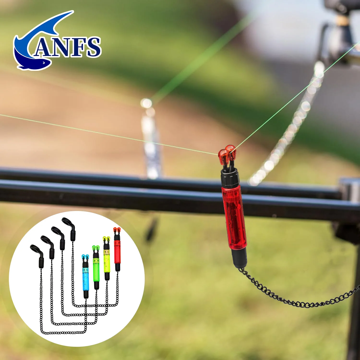 4pcs Carp Fishing Swingers Bobbins with Box for Fishing Alarm Indicator, Best for Christmas, Perfect for Thanksgiving