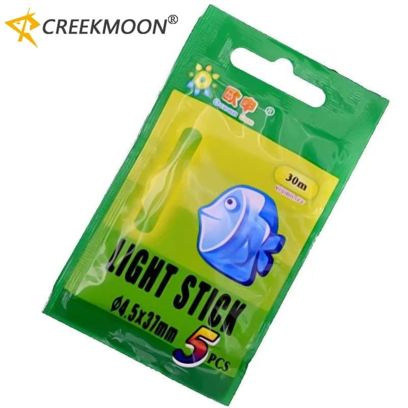 50PCS(10bags) Fishing Float Light Stick Fireflies Fluorescent Lightstick Night Float Rod Light Dark Glow Stick Fishing Tackle