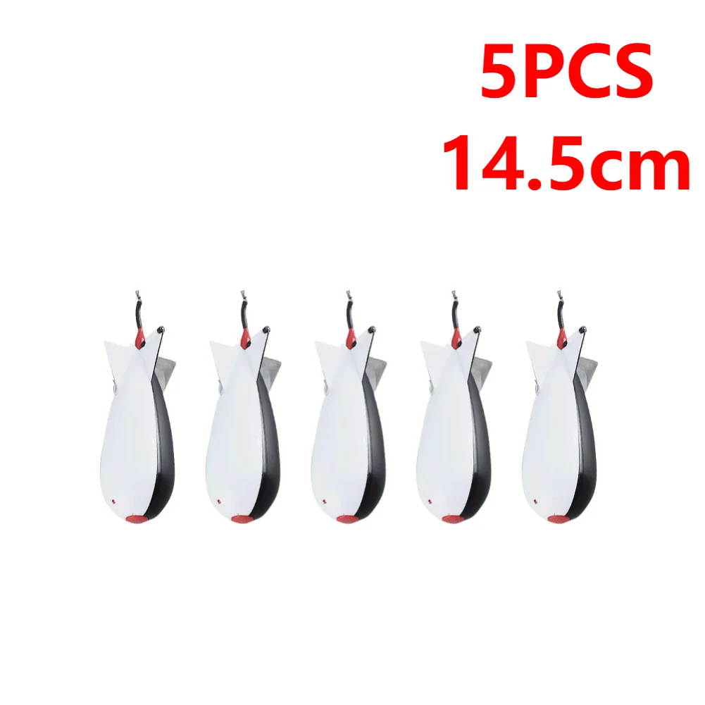 3-10pcs Carp Fishing Rocket Feeder Spod Bomb Float Lure Bait Holder Container Spomb Pellet Feeders Position Fishing Accessories