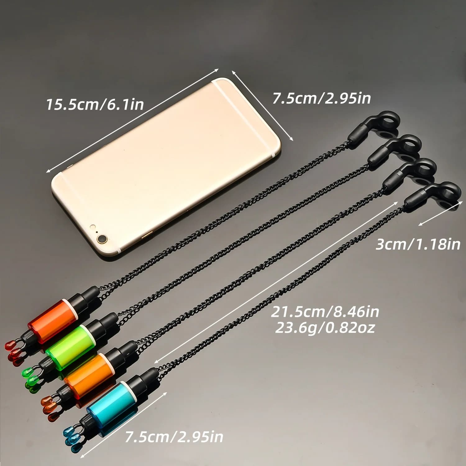 4pcs Carp Fishing Swingers Set with Storage Box, Deal for Christmas &amp; Thanksgiving Fishing Alerts, Best for Christmas