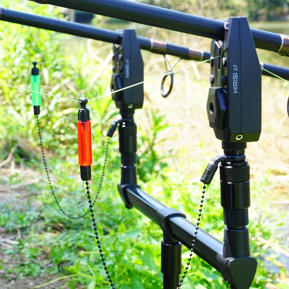 Hirisi 4Pcs Carp Fishing Swingers Bobbins for Fishing Alarm Indicator Bite Signal Alarm Fishing Accessories B2024