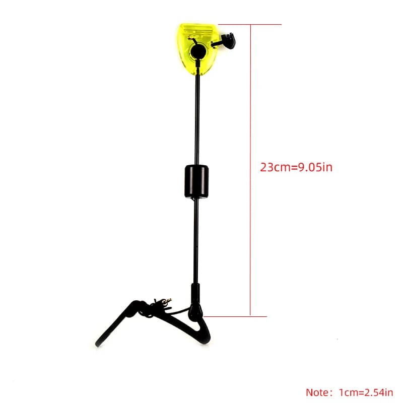 Fishing Swingers Set LED Illuminated Fishing Bite Indicator Fishing Tackle in Zipped Case Outdoor Swing Signal Receiver