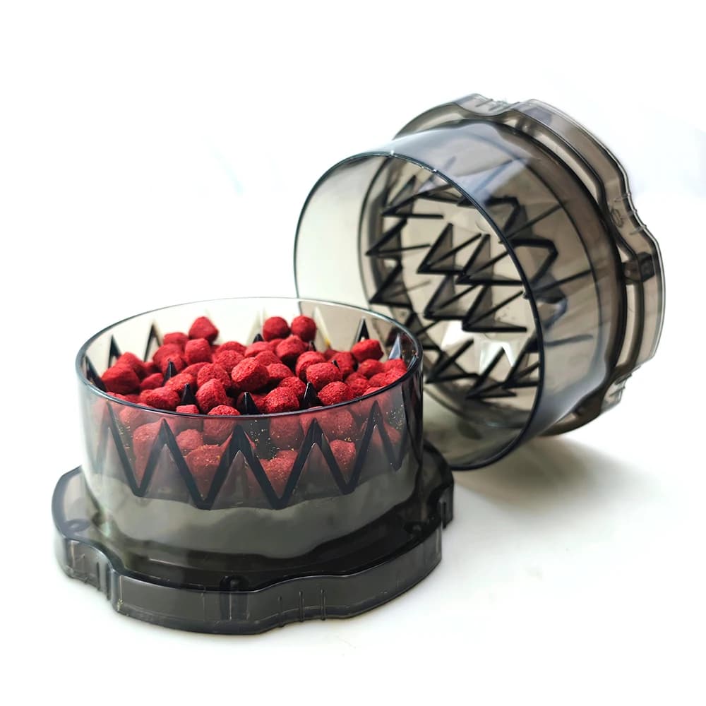 Hirisi Professional Carp Fishing Bait Boilie Crusher Grinder Box Portable Quick Grinding Tool for Boilies Pellets