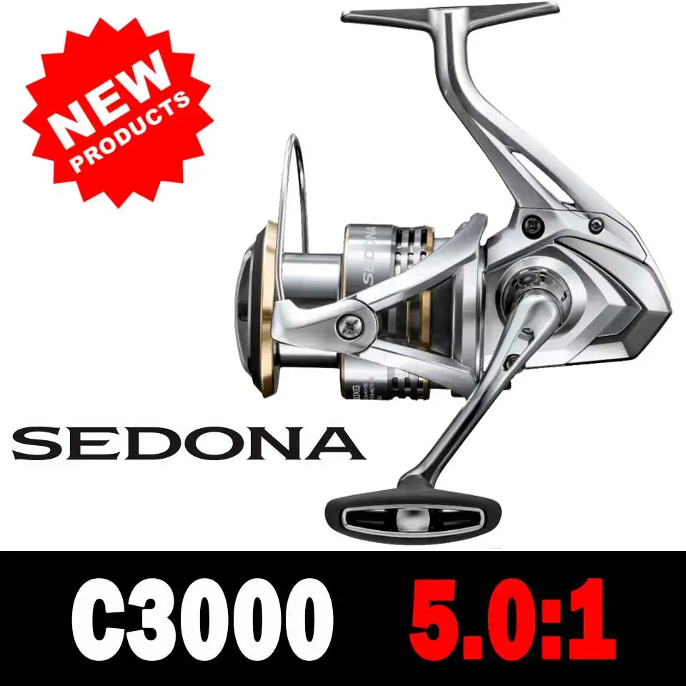 2023 SHIMANO SEDONA Spinning Fishing Reels 5.0:1/6.2:1/4.7:1 Ratio 3+1BB HAGANE GEAR 3-11KG Power 1000-C5000XG