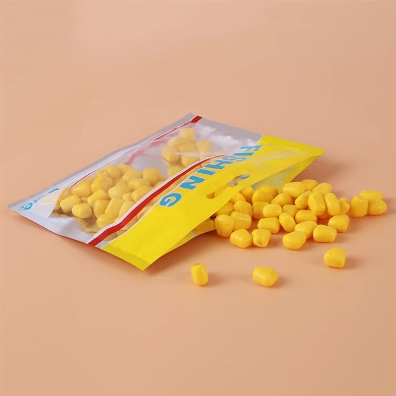 100 pcs Fake Soft Silicone Fishing Lure Grass Carp Baits Corn Kernels Jig The Smell Of Artificial Bait Tackle Set