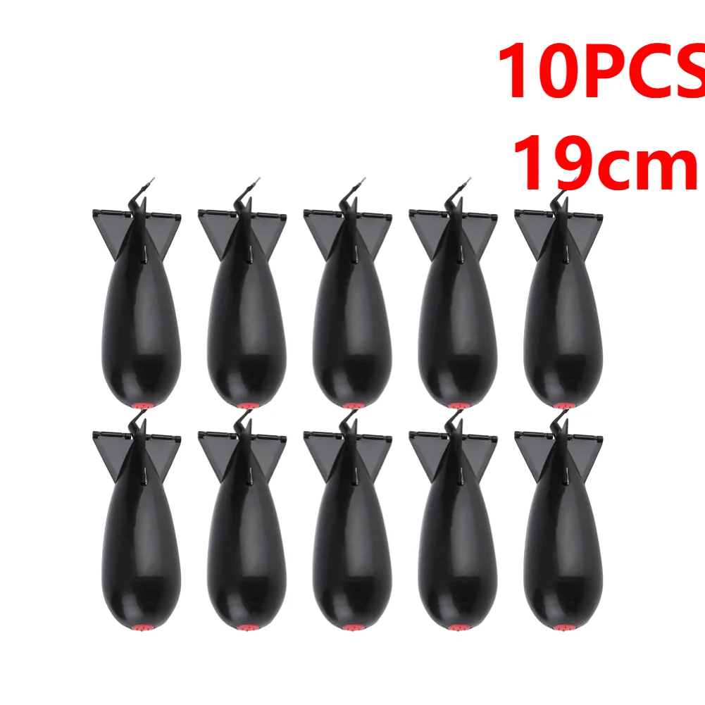 3-10pcs Carp Fishing Rocket Feeder Spod Bomb Float Lure Bait Holder Container Spomb Pellet Feeders Position Fishing Accessories