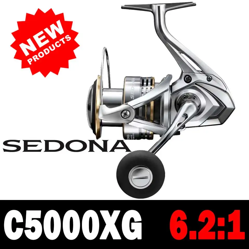 2023 SHIMANO SEDONA Spinning Fishing Reels 5.0:1/6.2:1/4.7:1 Ratio 3+1BB HAGANE GEAR 3-11KG Power 1000-C5000XG