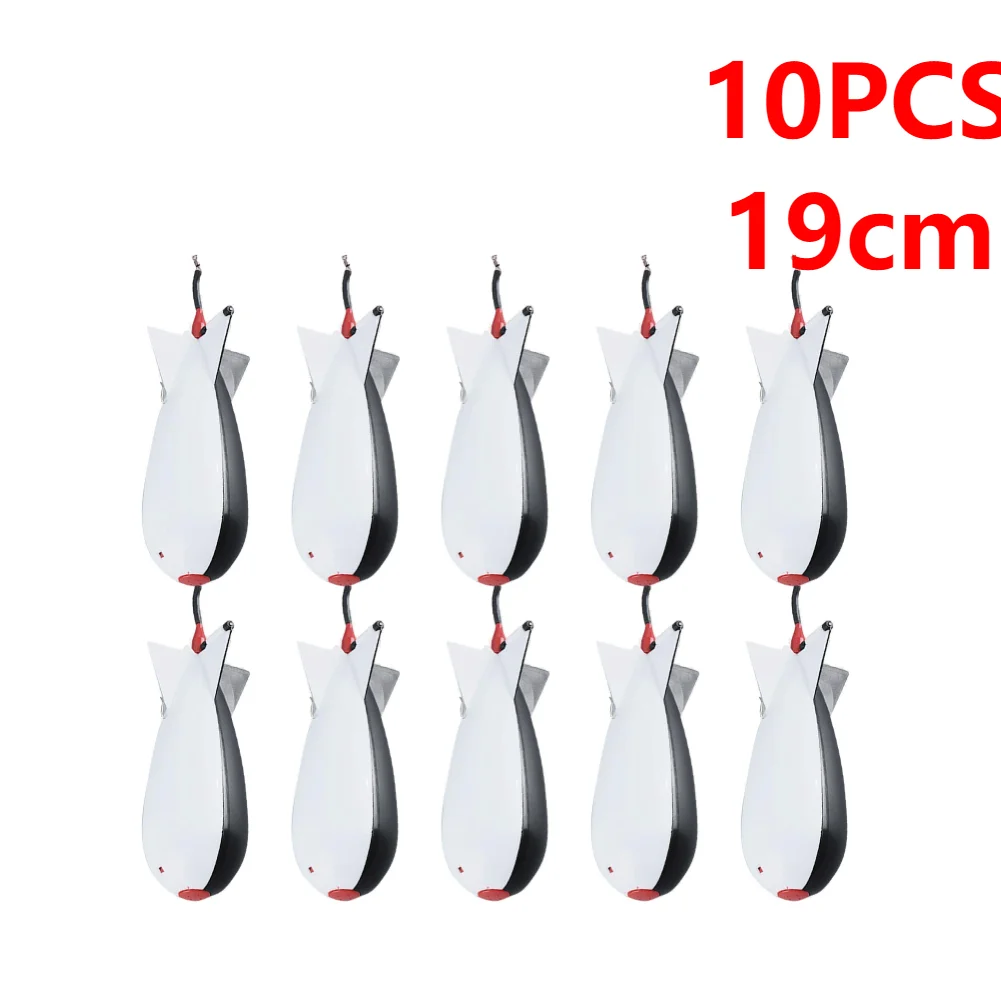 3-10pcs Carp Fishing Rocket Feeder Spod Bomb Float Lure Bait Holder Container Spomb Pellet Feeders Position Fishing Accessories
