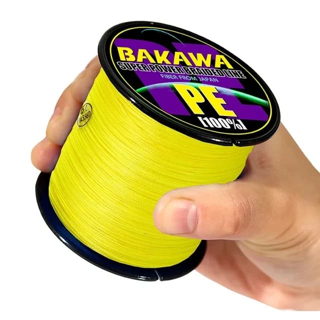 BAKAWA  4 Strands Braided Fishing Lines Multifilament Pesca 100M 300M 500M 1000M Carp Wire Japan Abrasion Resistant Pe Line