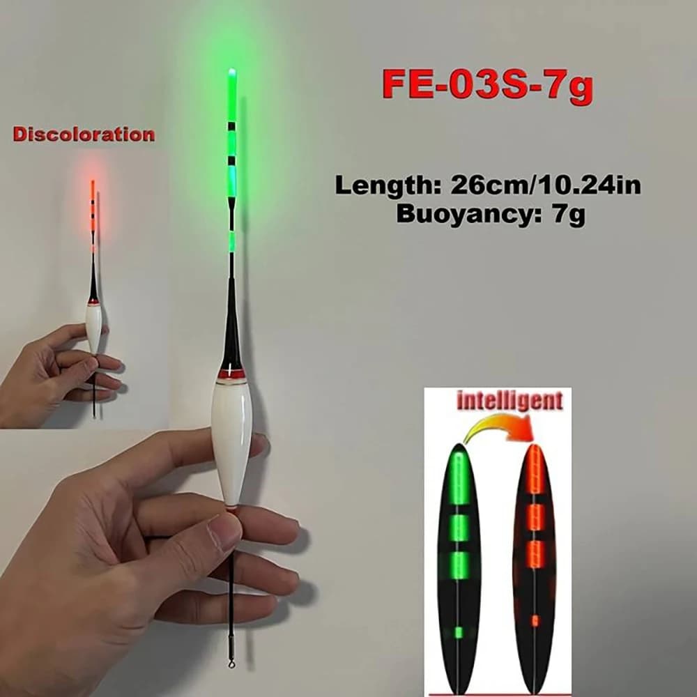 Fishing Smart Electronic Float Gravity Sensor Led 2g 5g 7g 10g Great Buoyancy 2024 Pose Bobbers With CR425 Battery Glow Stick