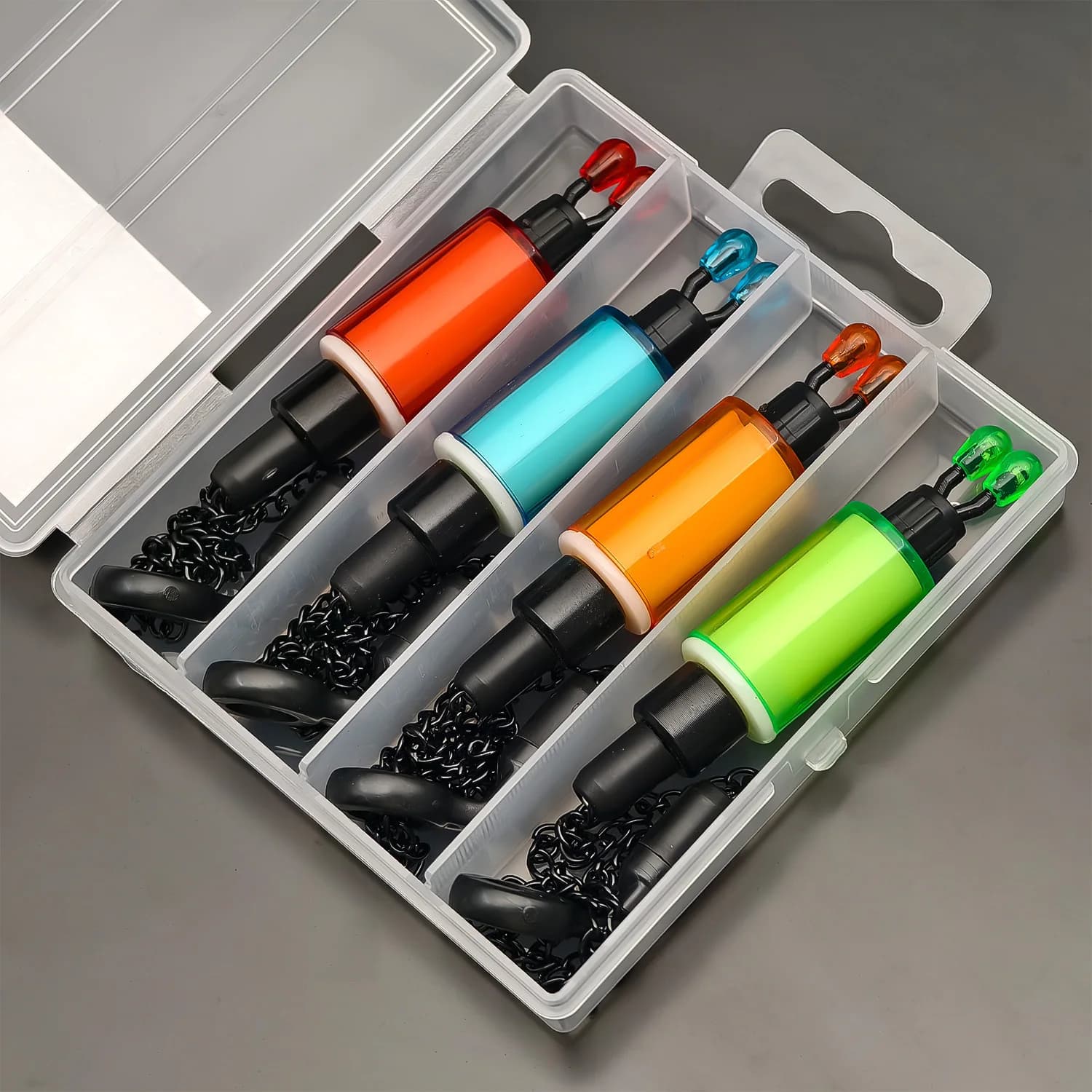 4pcs Carp Fishing Swingers Set with Storage Box, Deal for Christmas &amp; Thanksgiving Fishing Alerts, Best for Christmas