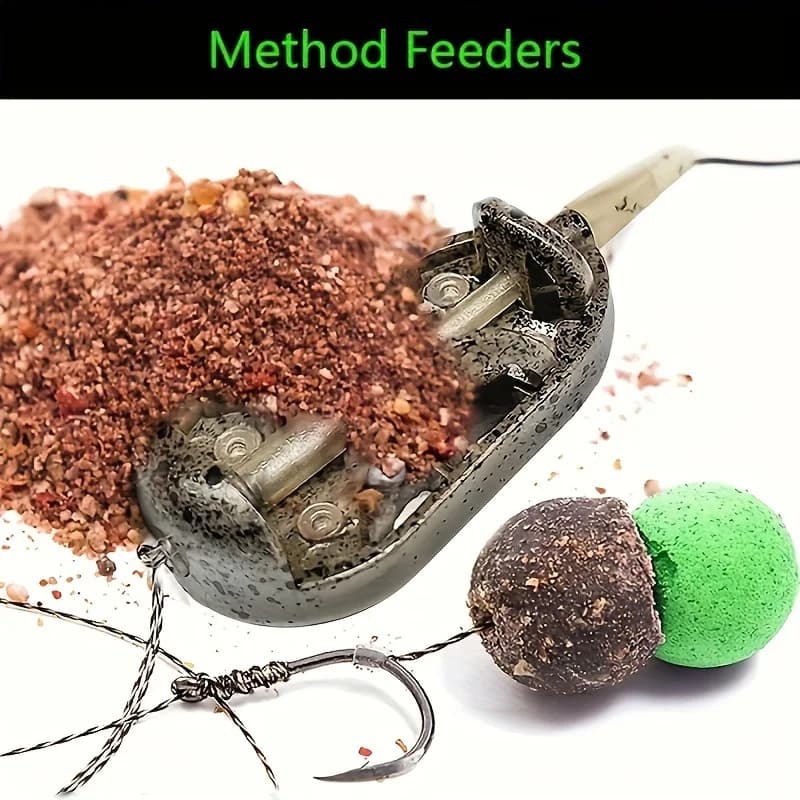 20g/30g/40g/50g/60g method feeder, fishing inline feeder, carp fishing feeder device kit feeder