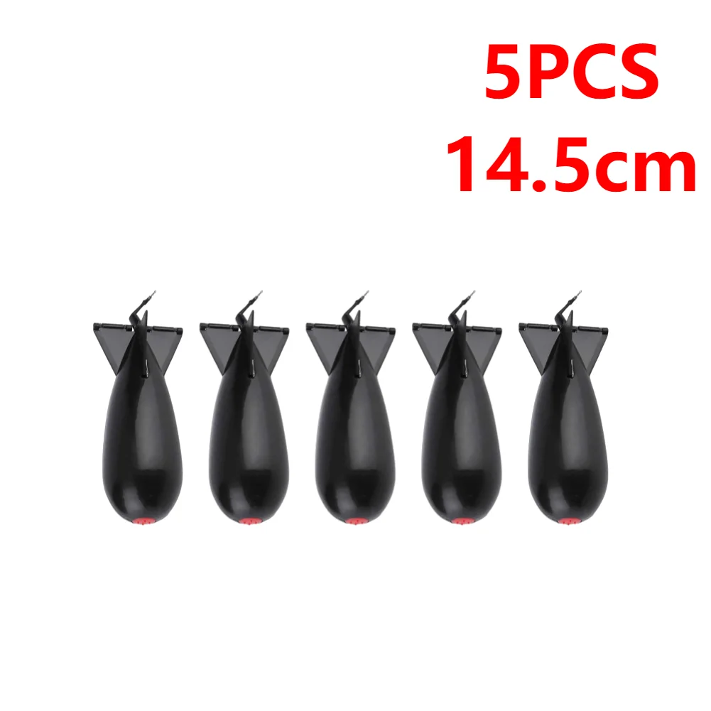 3-10pcs Carp Fishing Rocket Feeder Spod Bomb Float Lure Bait Holder Container Spomb Pellet Feeders Position Fishing Accessories